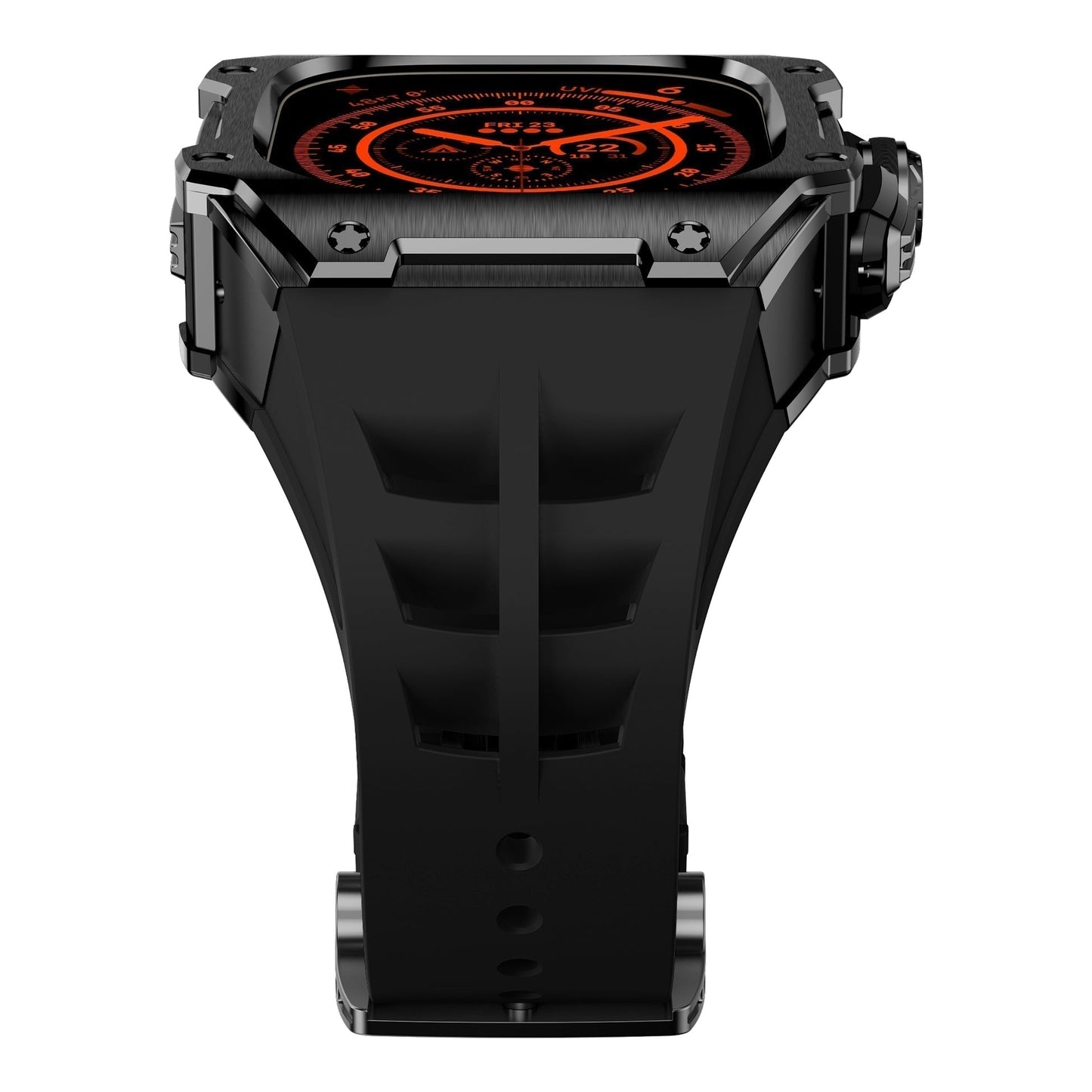 Tough Black Stainless Steel Case for Apple Watch Ultra