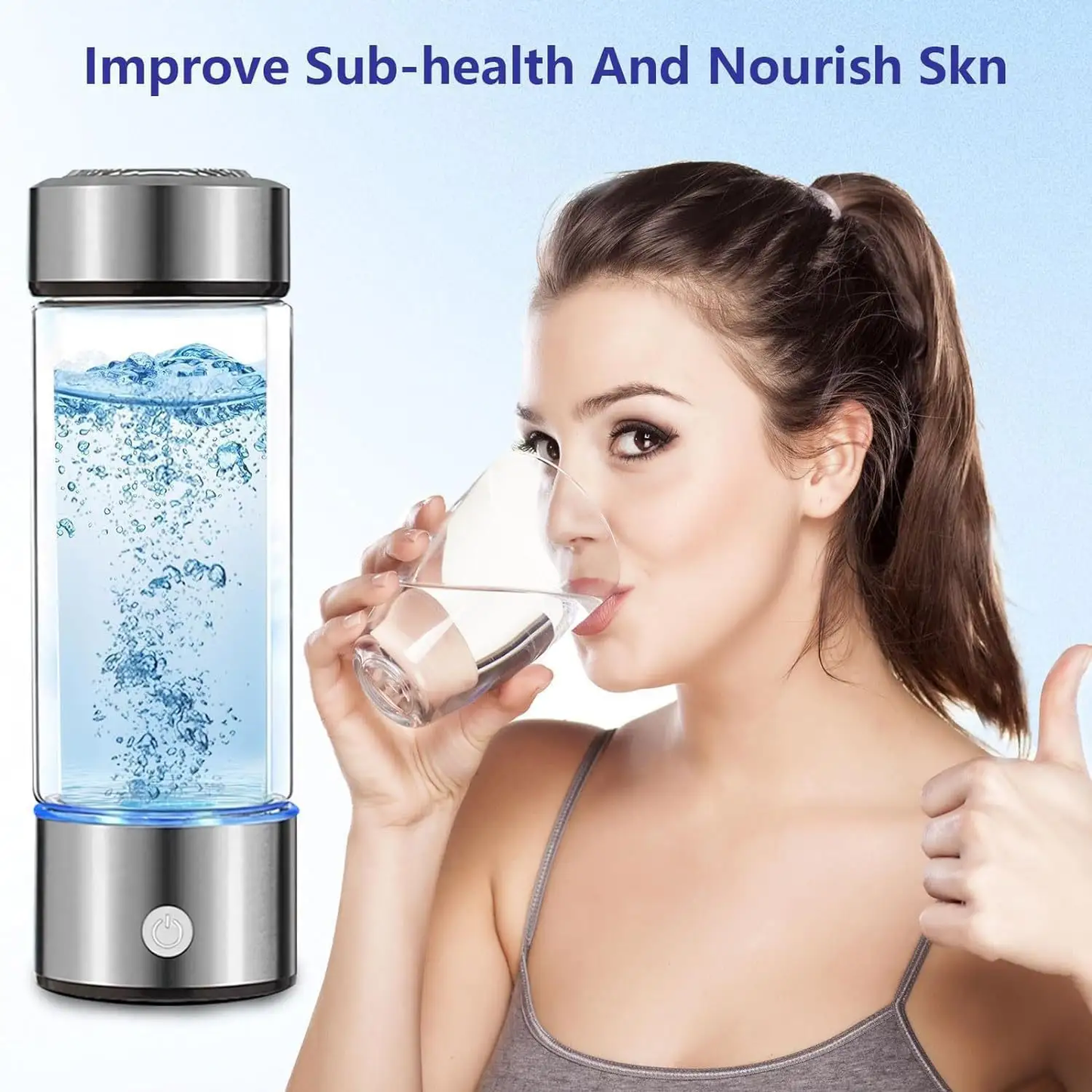 Pure Hydrating Water Bottle For Everyday Wellness