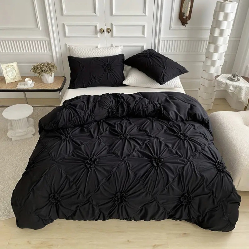 Ruffle Flower Quilt Cover Set - Image 3