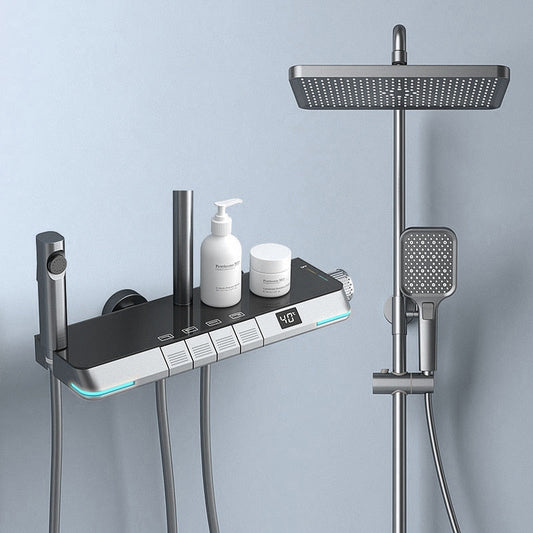 Advanced Digital Shower System With Thermostat Control - Lusomart