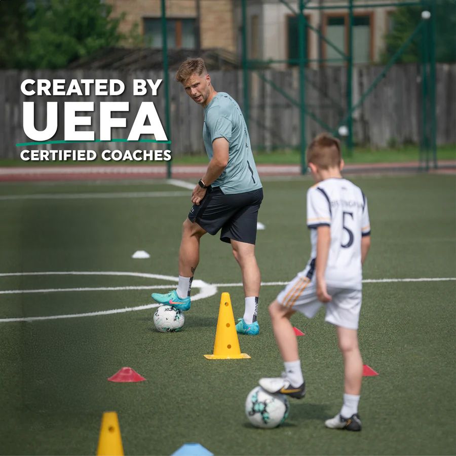Pro Football Training Mat Set With Online Coaching Videos