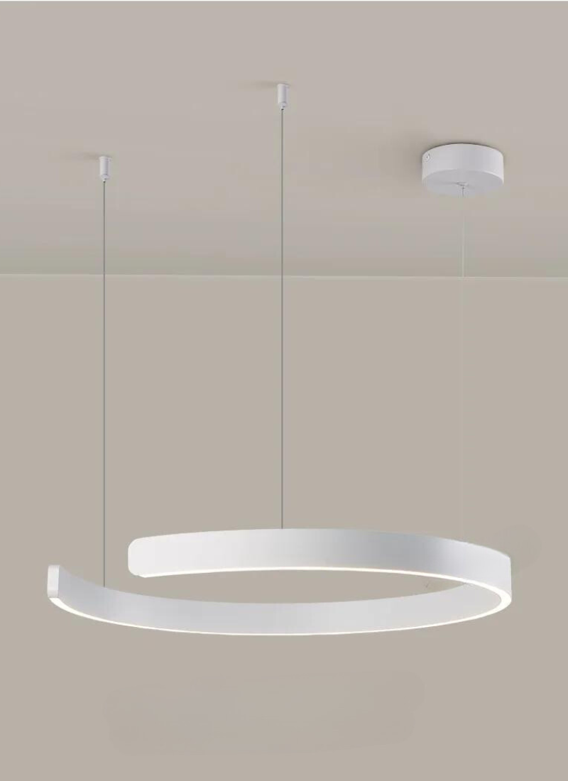 Bright Round LED Dining Room Chandelier