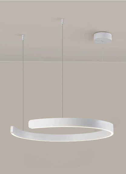 Bright Round LED Dining Room Chandelier