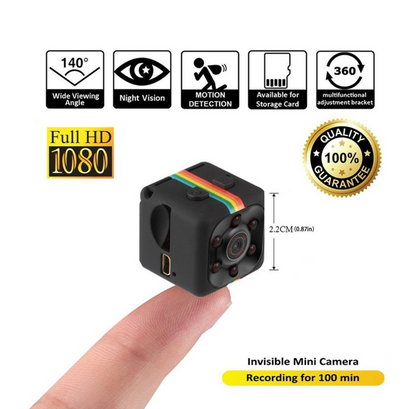 Small HD Spy Camera for Car and Home Security