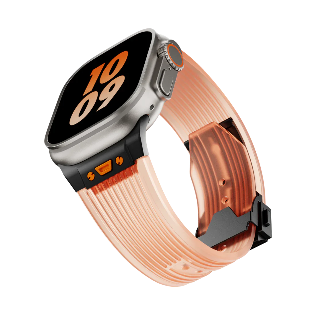 Transparent Soft Apple Watch Silicone Strap
