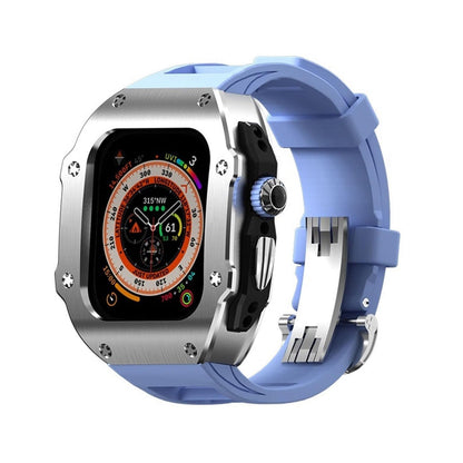 Durable Rubber Band & Metal Case for Apple Watch Ultra