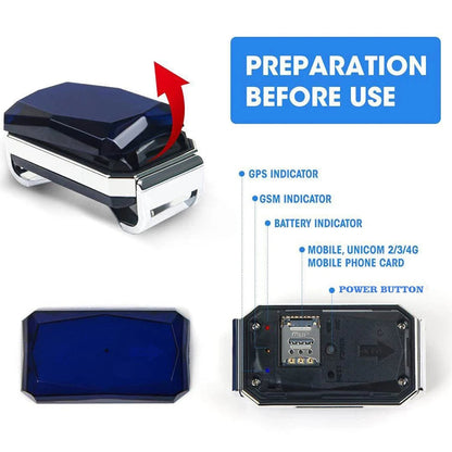 Accurate Pet GPS Tracker Collar for Dogs Cats Easy Use