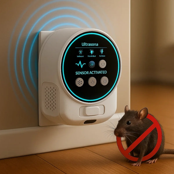 Effective Indoor Outdoor Ultrasonic Rodent Repellent Device