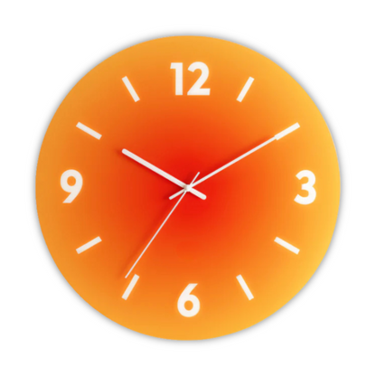 Silent Modern Glass Wall Clock