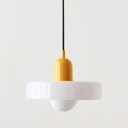 Vibrant Glass Modern Pendant Lighting for Dining Areas