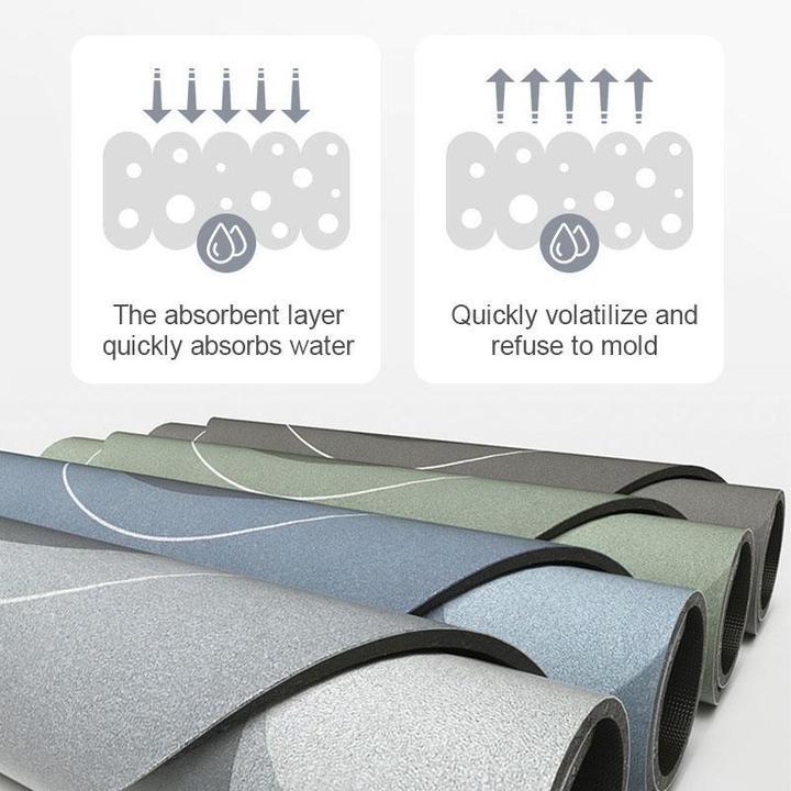 Soft Non Slip Bathroom Mat Absorbent Plush Rug