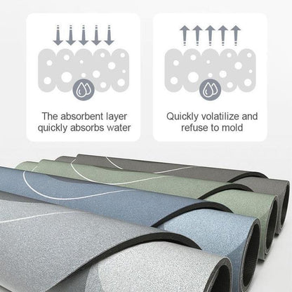 Soft Non Slip Bathroom Mat Absorbent Plush Rug