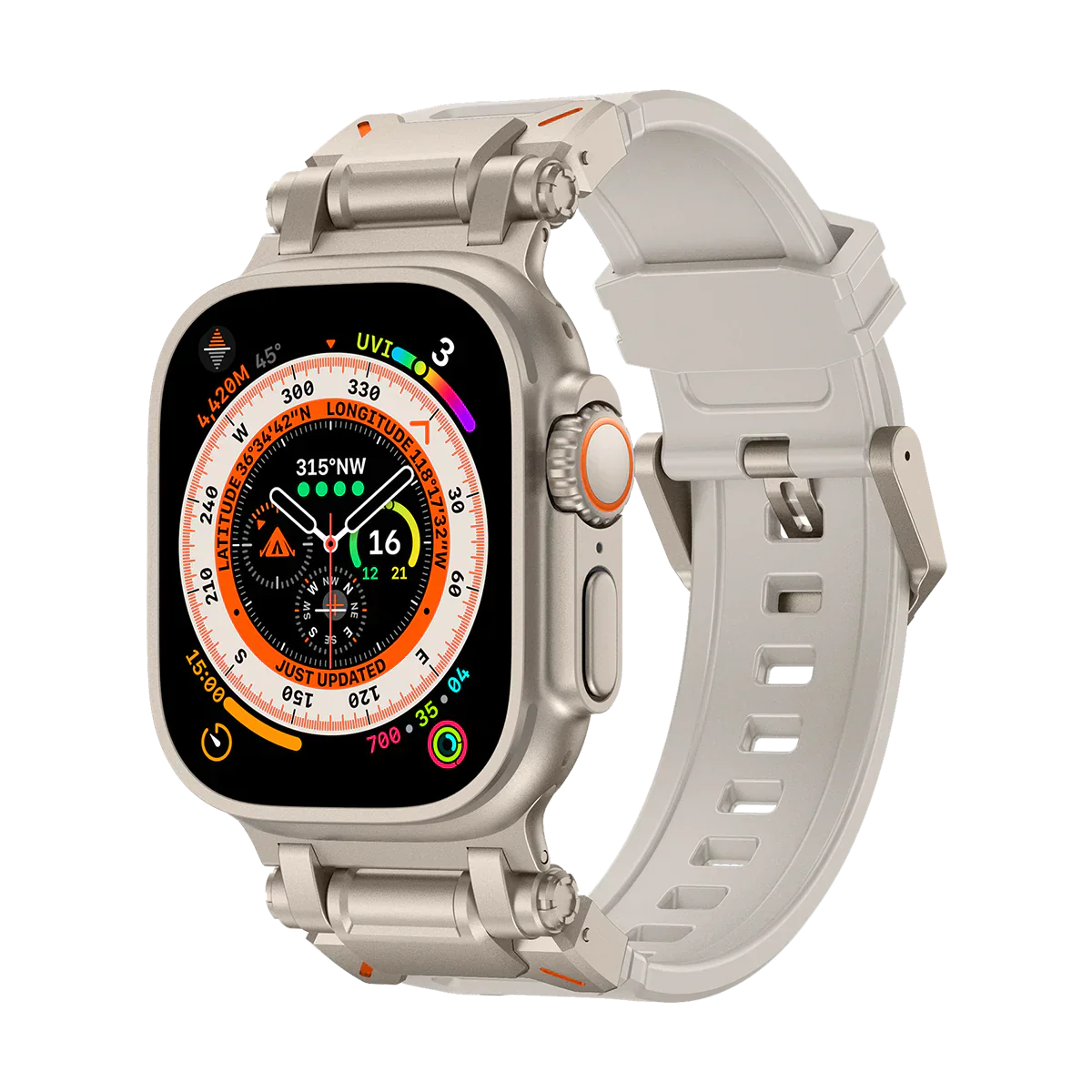 Durable Silicone Strap for Apple Watch