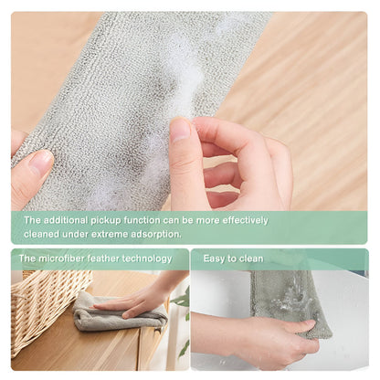 Compact Extendable Microfiber Mop Cleaning Brush Flat Head