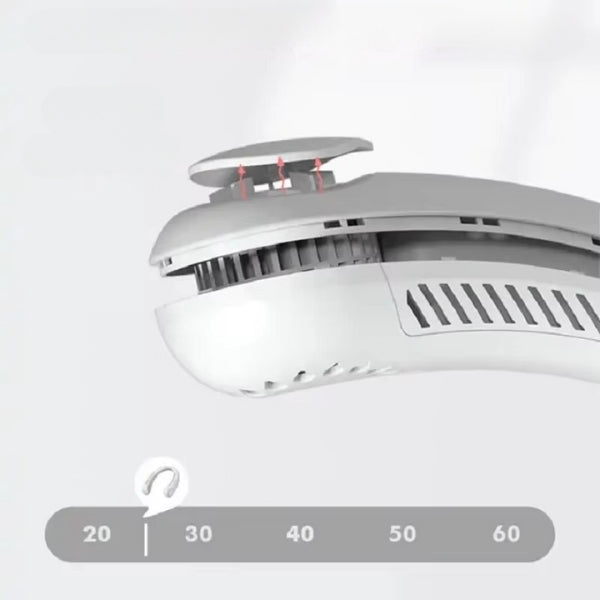 Compact Personal Neck Fan With Long Lasting Battery
