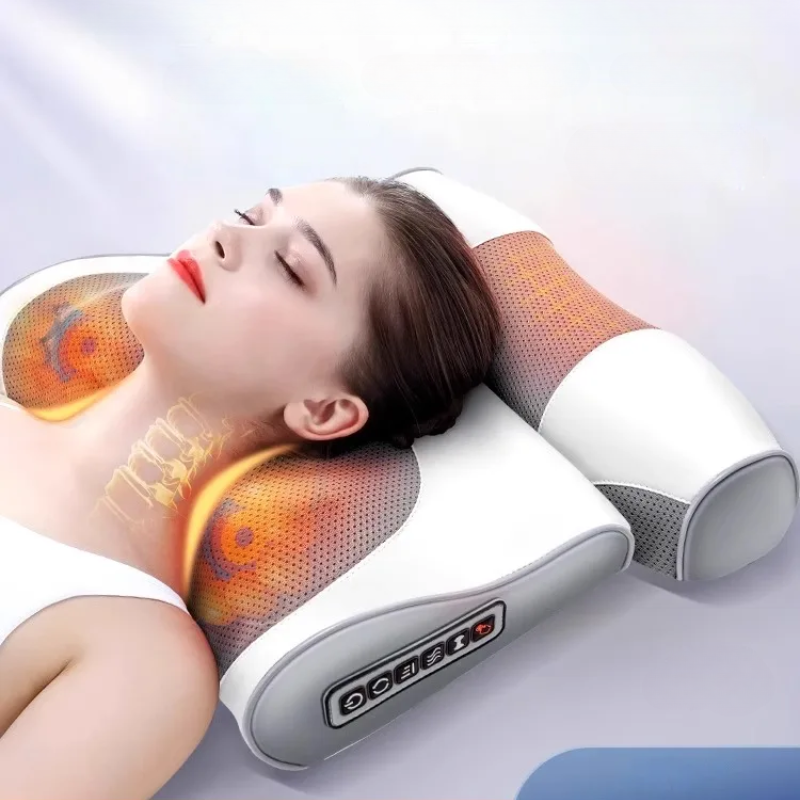 Relaxing Heat Massage Pad for Neck and Back - Lusomart