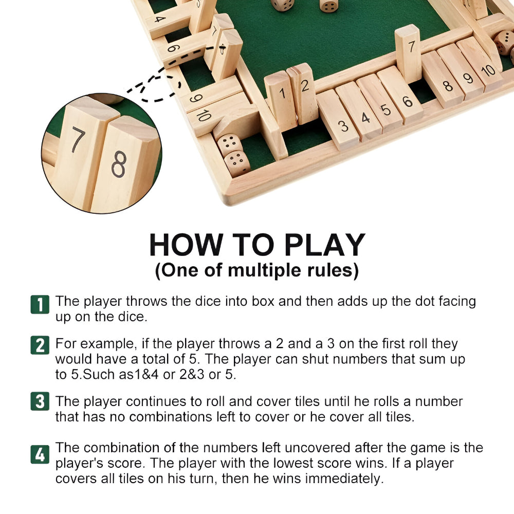Fun Math Board Game Set for Kids and Family