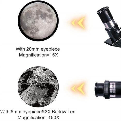 Compact 150x Zoom Travel Telescope Kit