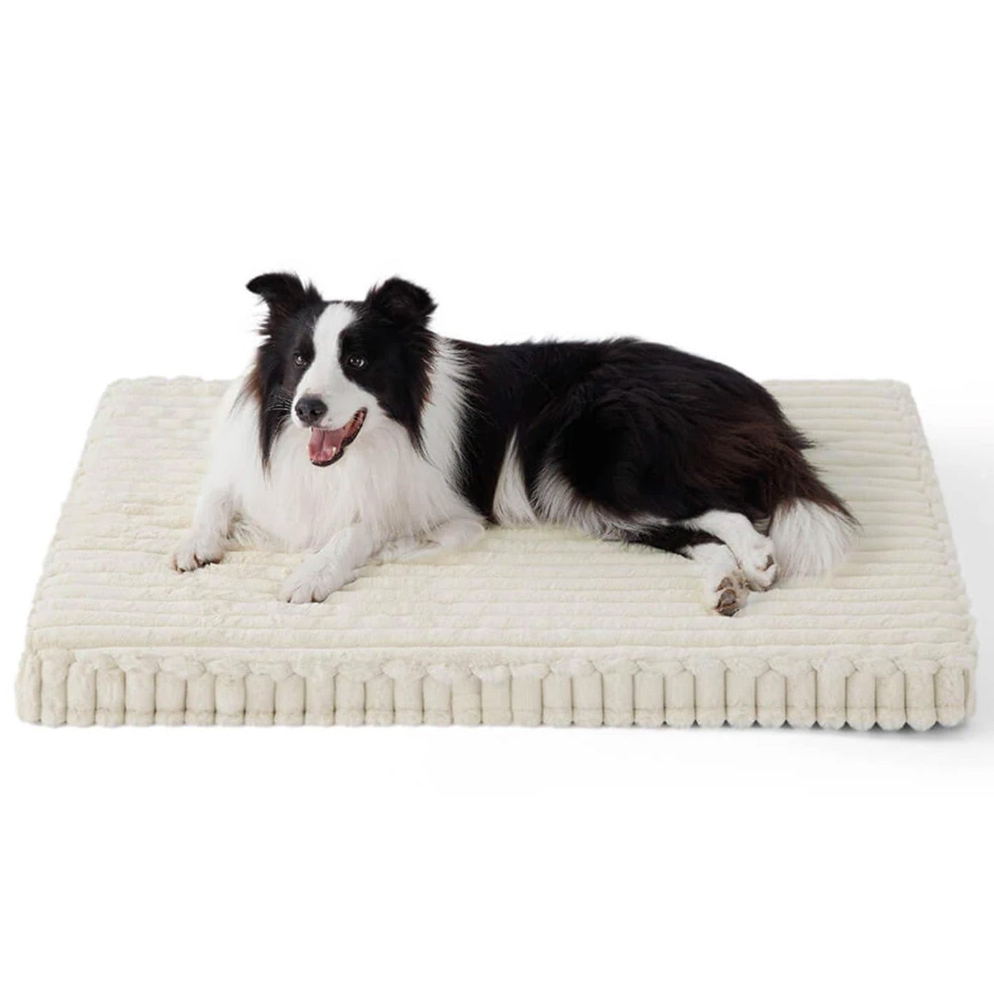 Plush Fake Fur Pet Mattress Comfortable Cozy Support Bed