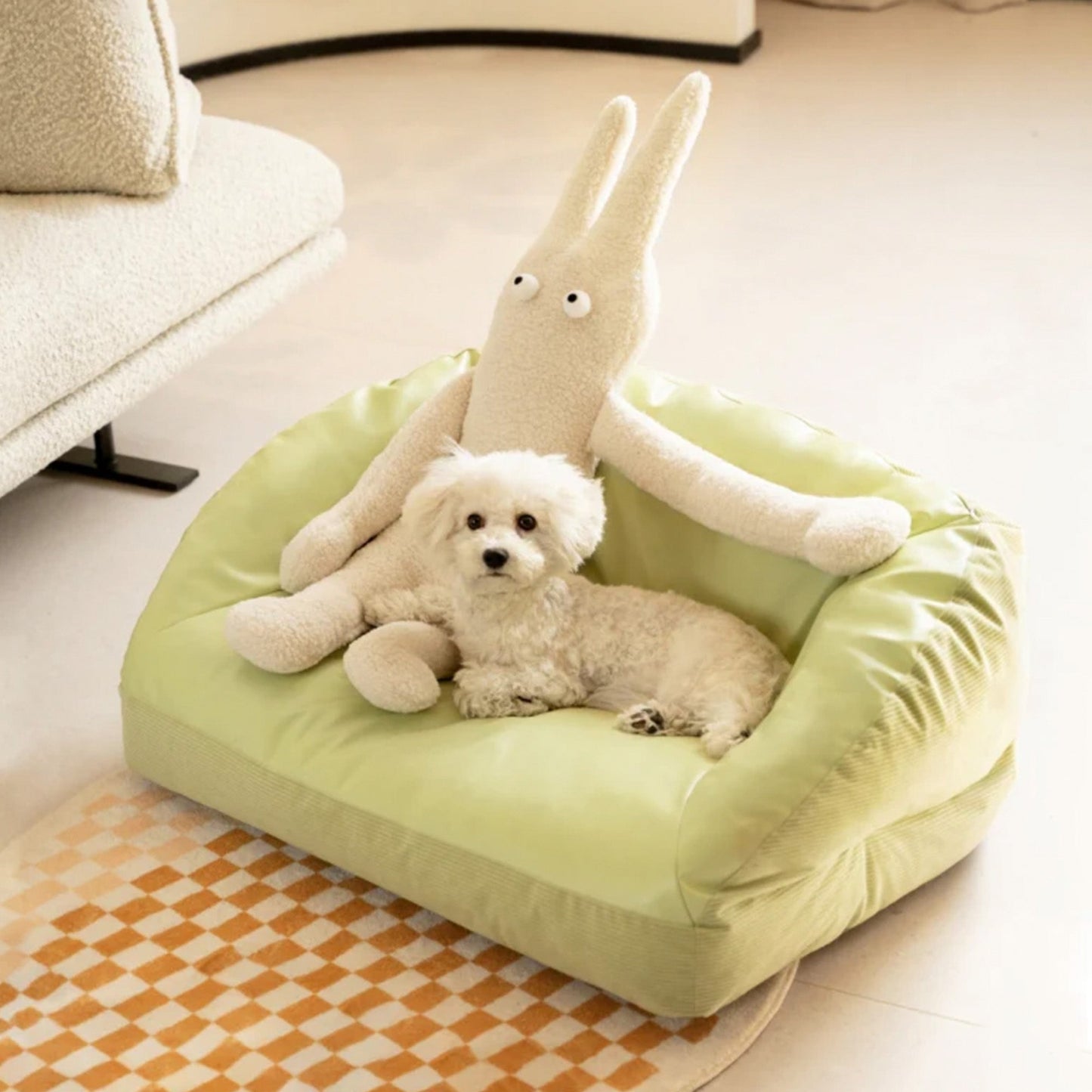 Comfy Pet Bed Waterproof Durable Plush Cushion
