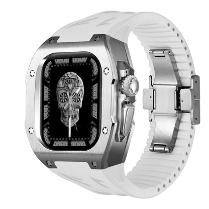 Durable Titanium Case & Soft Rubber Band for AW Ultra