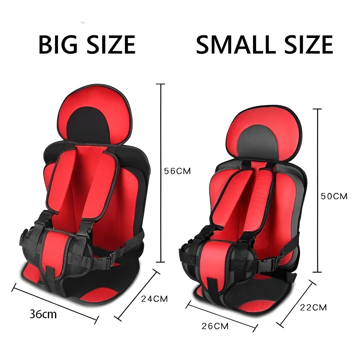 Compact Baby Car Seat Portable Travel Booster