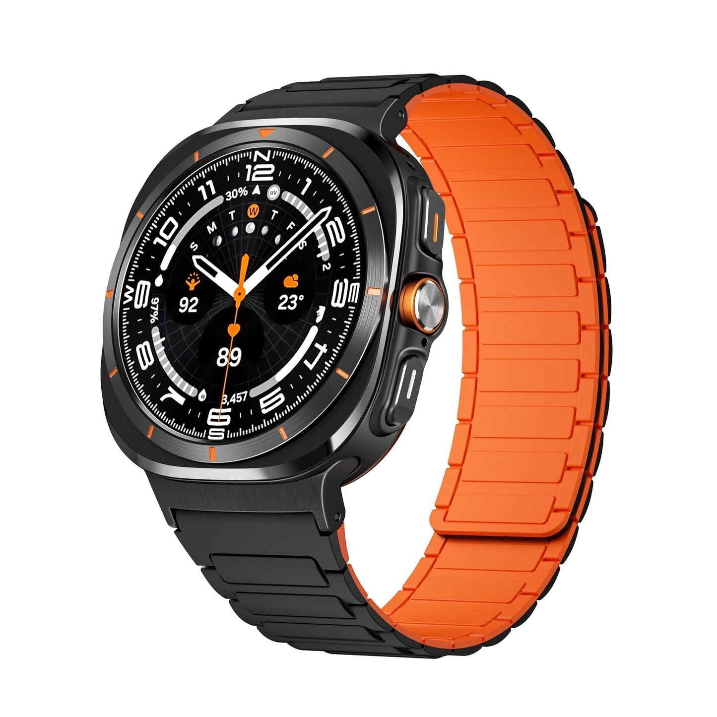 Flexible Magnetic Silicone Strap for Samsung Watch 7 Ultra