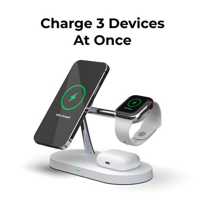 Fast 4-in-1 Wireless Charging Pad for iPhone and Accessories