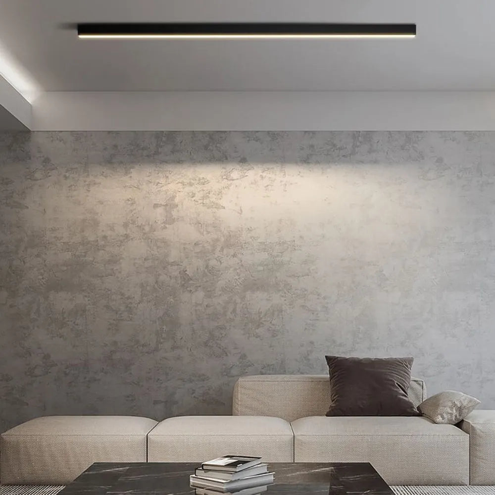 Sleek Black LED Wall Ceiling Light Fixture