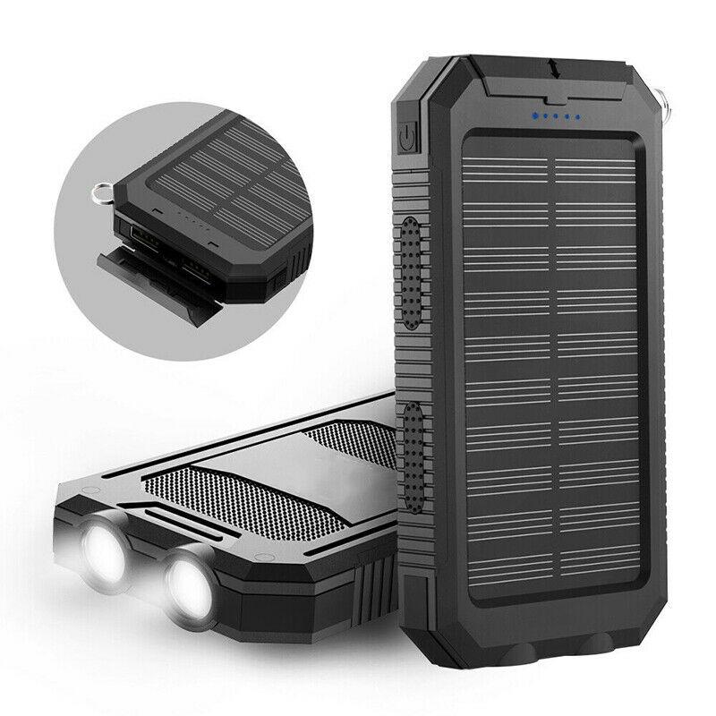 High Capacity Solar Waterproof Power Bank Charger - Lusomart