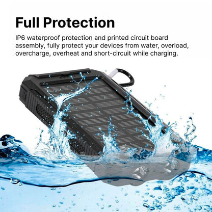 Portable Solar Charger 500000mAh Waterproof Power Bank