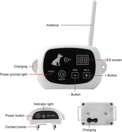 Pet Safe Wireless Dog Collar Rechargeable Fence System