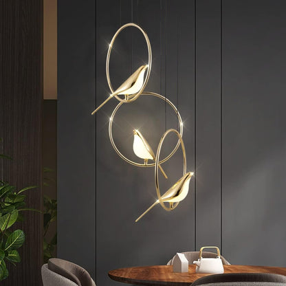 Bright Round LED Ceiling Pendant Light Fixture