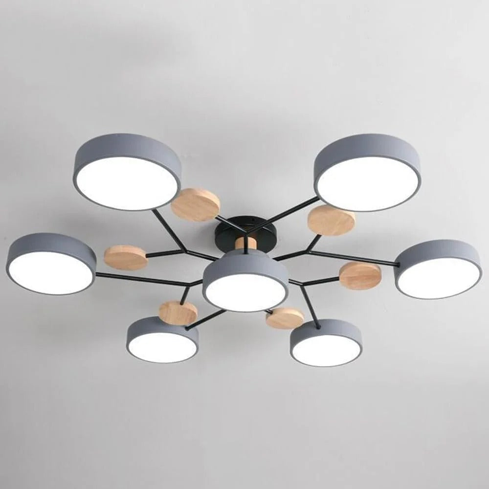Circular Metal LED Pendant Light For Home