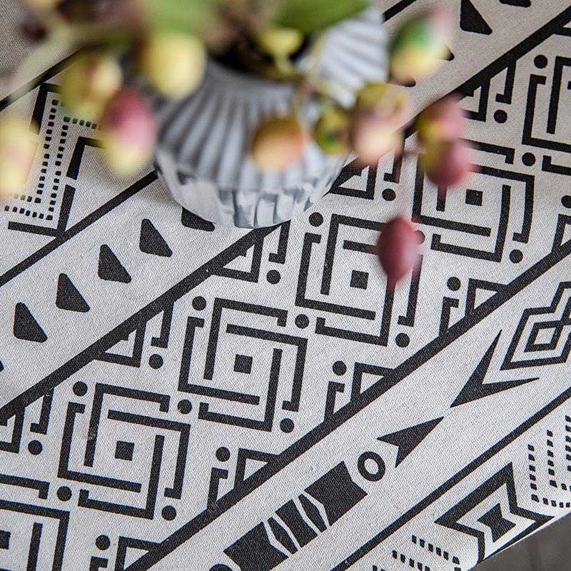 Stylish Patterned Blackout Curtains in Soft Cotton Fabric