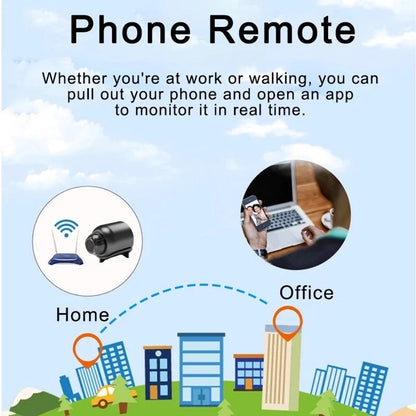 Compact Mini Spy Cam with WiFi Motion Detection Alert