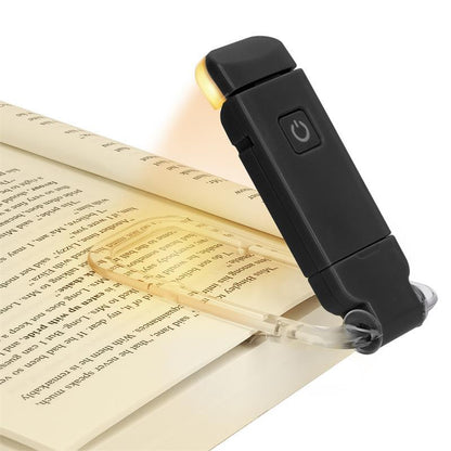 Portable LED Reading Light with USB Rechargeable Clip
