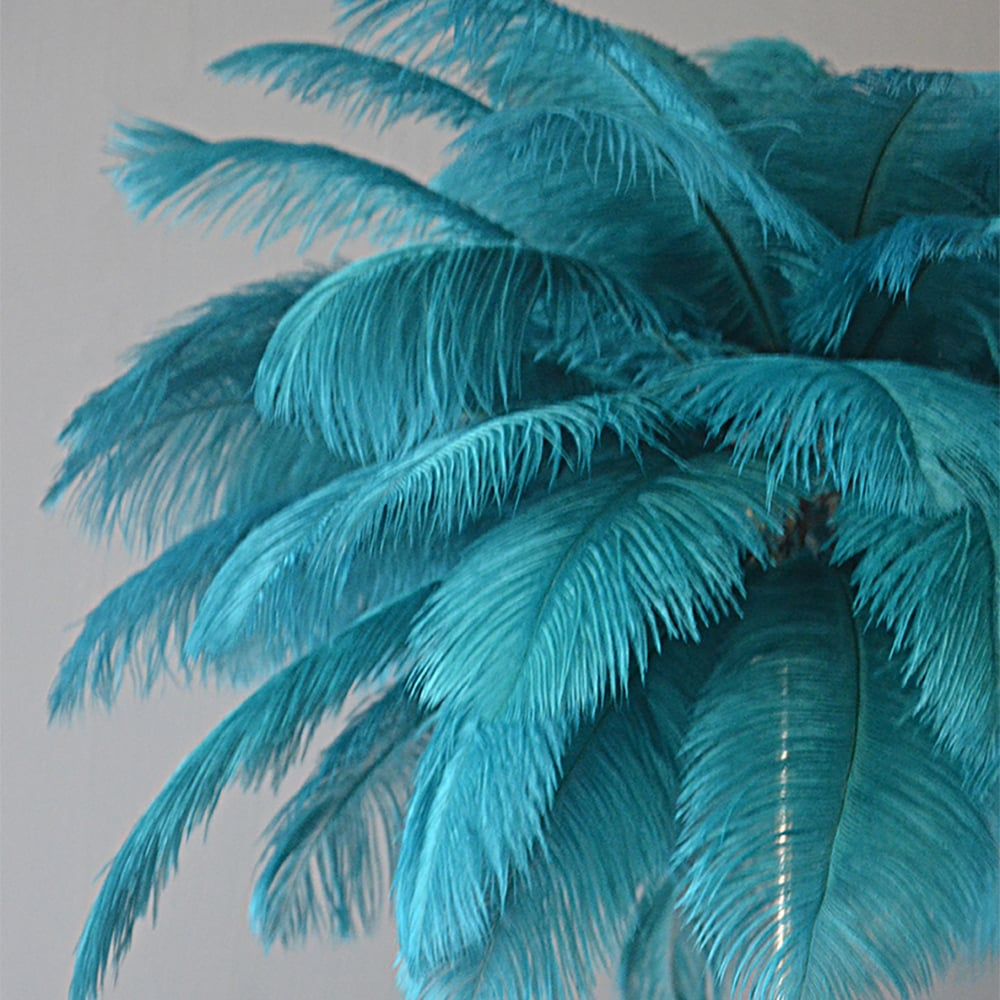 Luxury Gold Feather Desk Lamp Soft Lighting