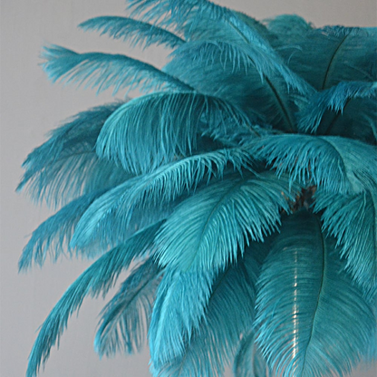 Luxury Gold Feather Desk Lamp Soft Lighting