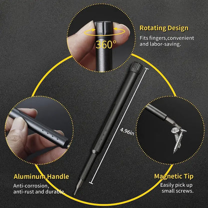 Compact 46-in-1 Multi-Tool Screwdriver Set with Easy Release