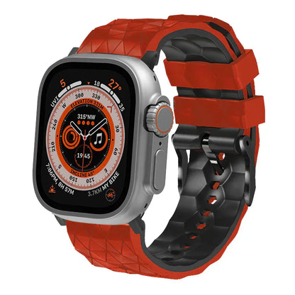 Durable Dual Tone Sports Silicon Apple Watch Band