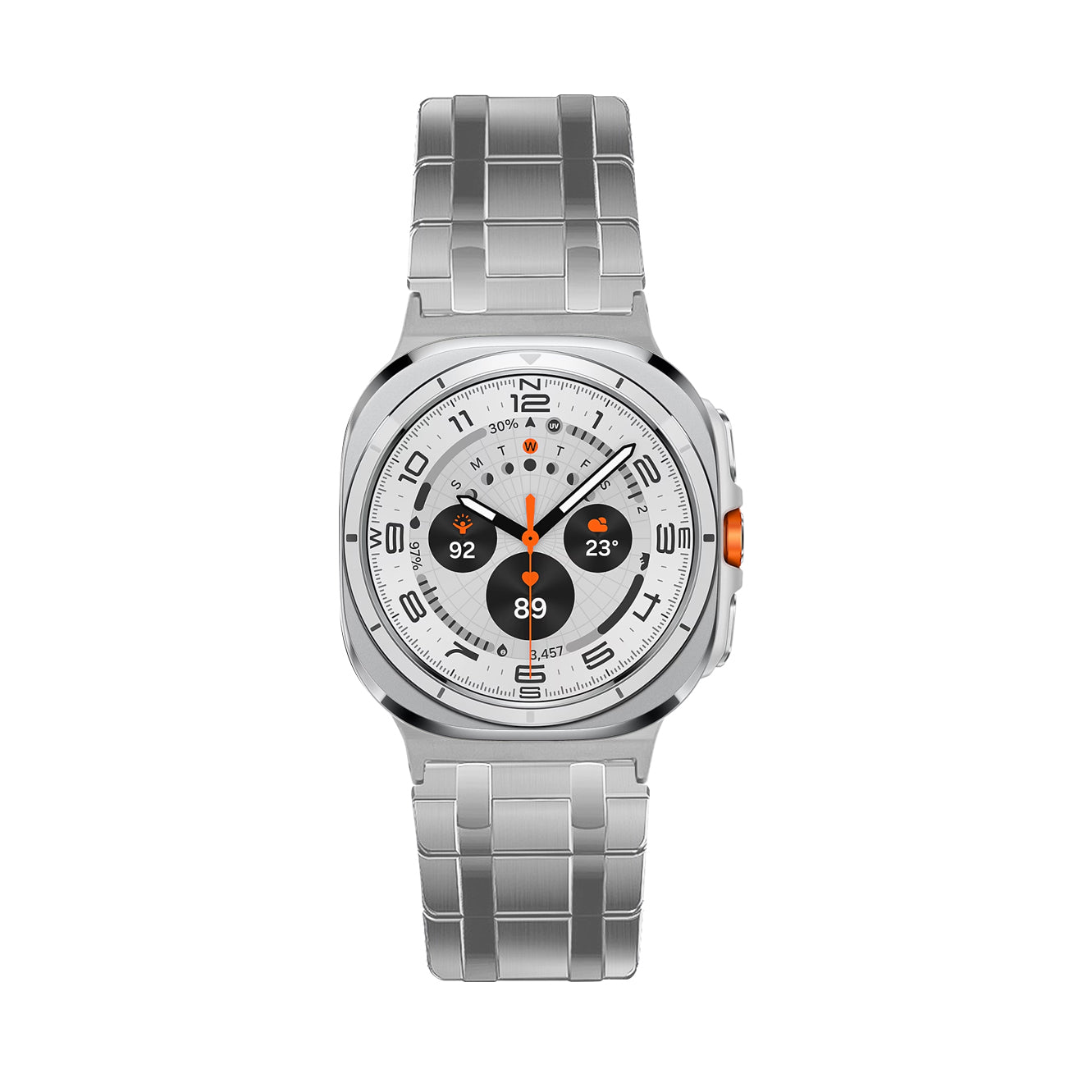 Durable Metal Magnetic Band For Samsung Watch 7 Ultra