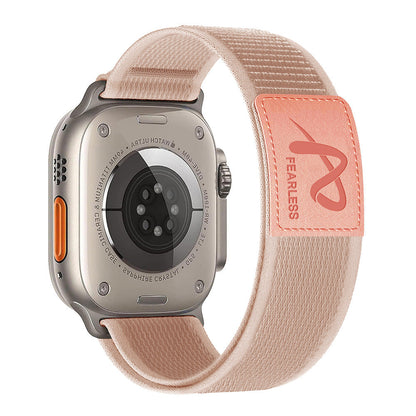 Durable Nylon Apple Watch Strap with Genuine Leather Tag