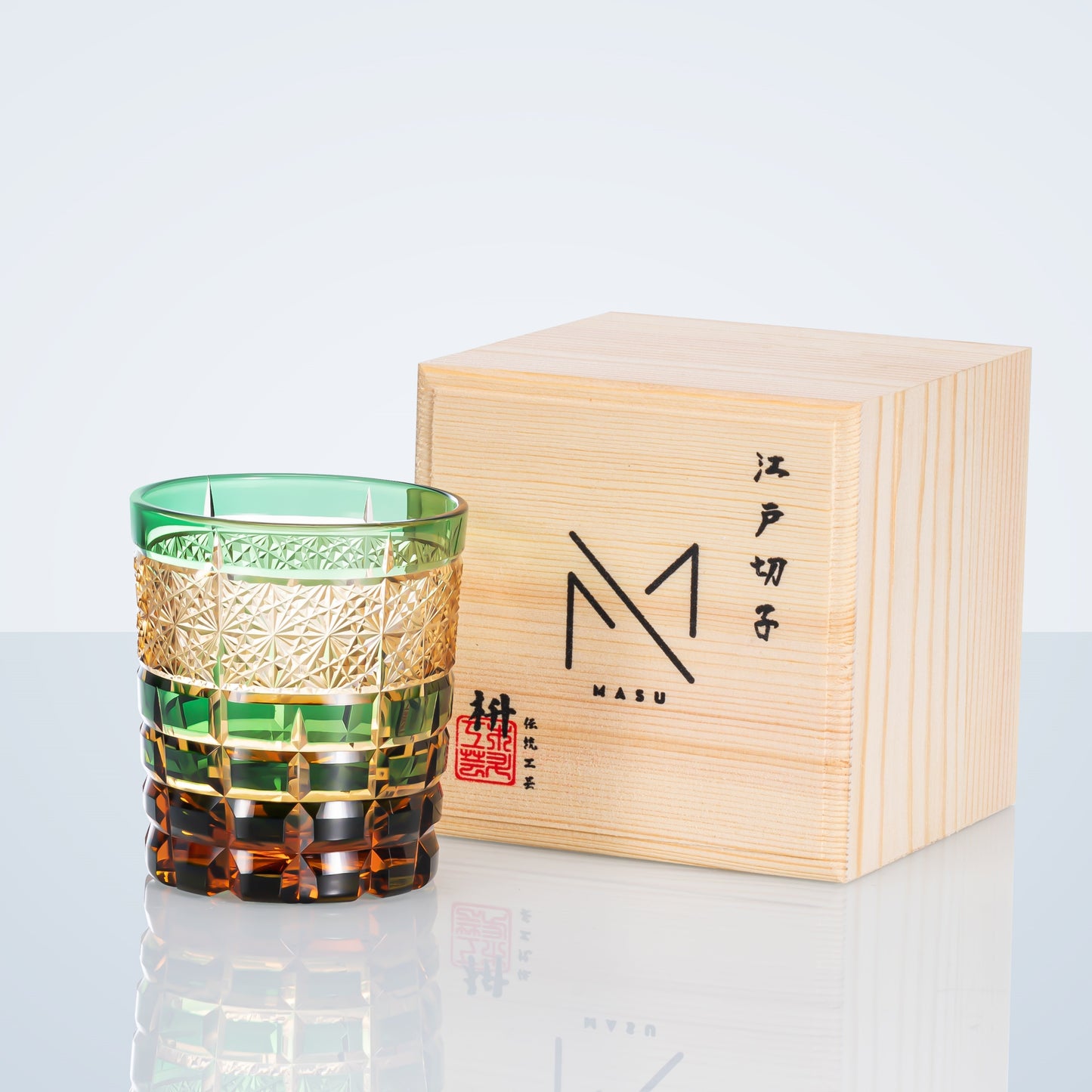 Luxury Cut Crystal Whisky Glass Gift Set