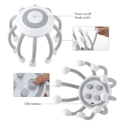 Compact Handheld Head Massager