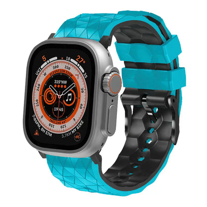 Durable Dual Tone Sports Silicon Apple Watch Band