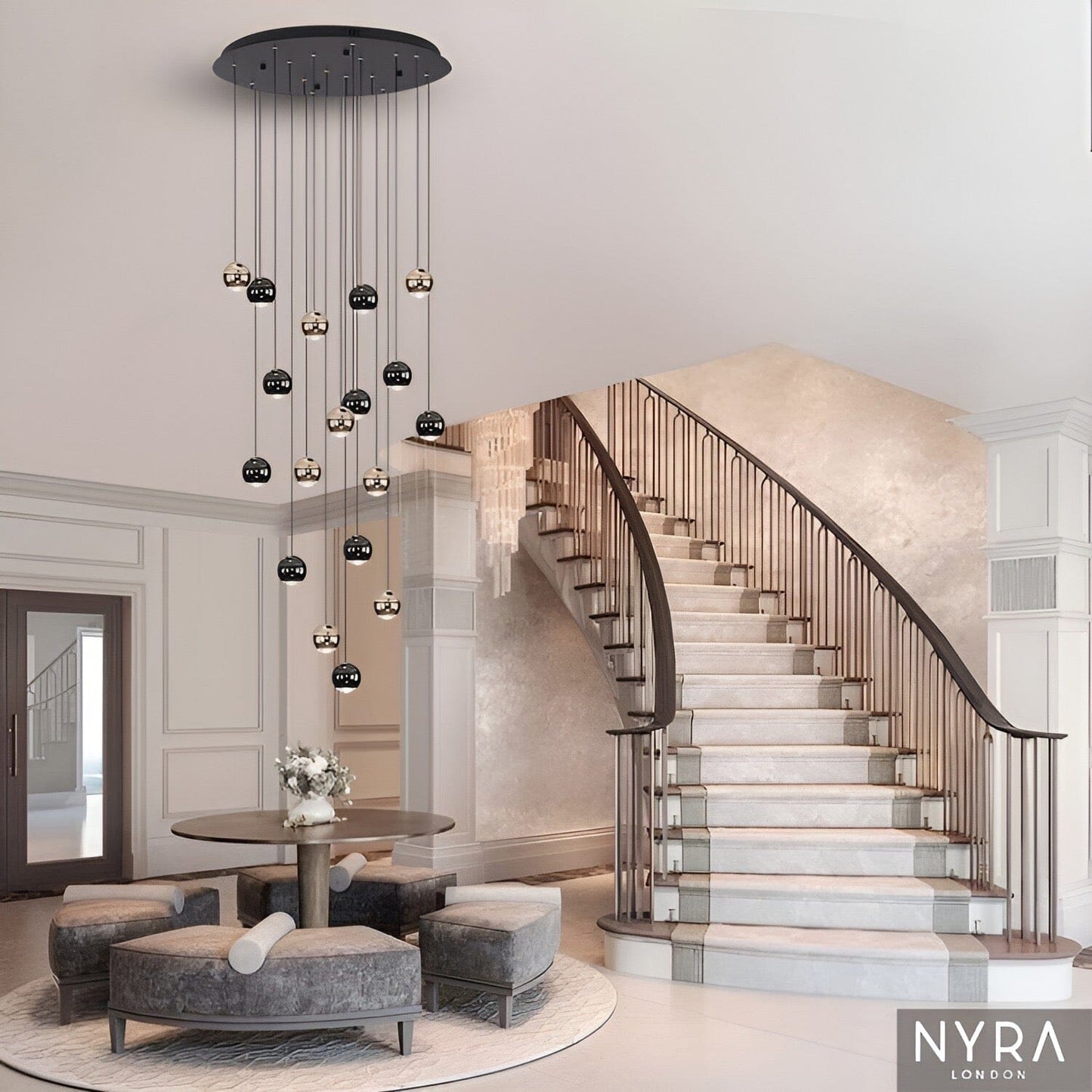 Elegant Drop Glass Pendant Light