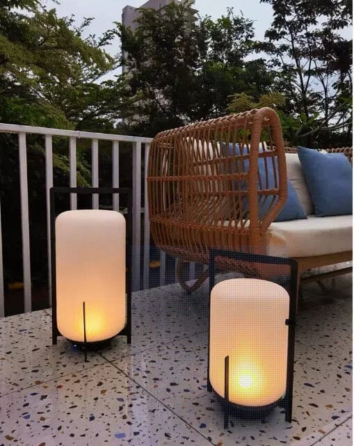 Outdoor Patio Lights Waterproof Steel And Glass