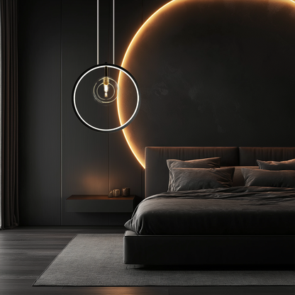 Clear Glass Hanging Pendant Light