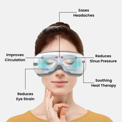 Advanced Eye Massager with Heat and Air Pressure Therapy